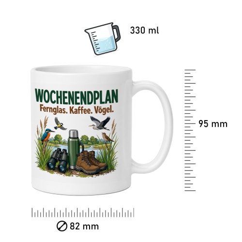 Tasse »Wochenendplan«