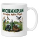 Tasse »Wochenendplan«