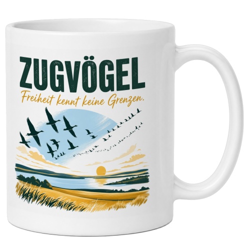 Tasse »Zügel Freiheit kennt keine Grenzen.«