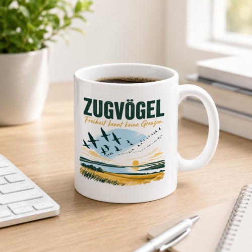 Tasse »Zügel Freiheit kennt keine Grenzen.«