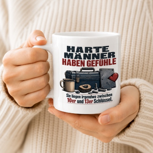 Tasse »Harte Männer haben Gefühle«