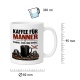 Tasse »Kaffee für Männer. Schwarz. Stark. Ohne Gefühle.«
