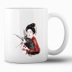 Tasse »Japanische Geisha mit Fächer«