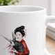 Tasse »Japanische Geisha mit Fächer«