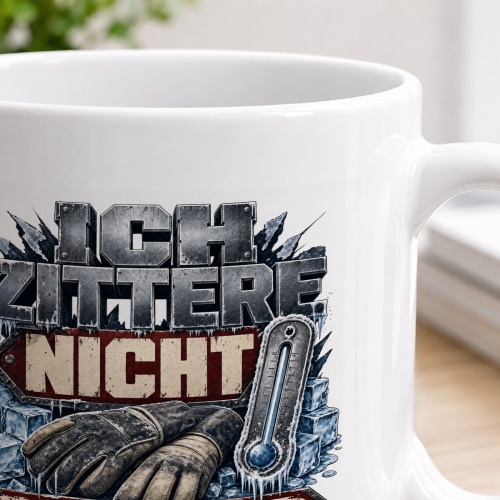 Tasse »Ich zittere nicht«