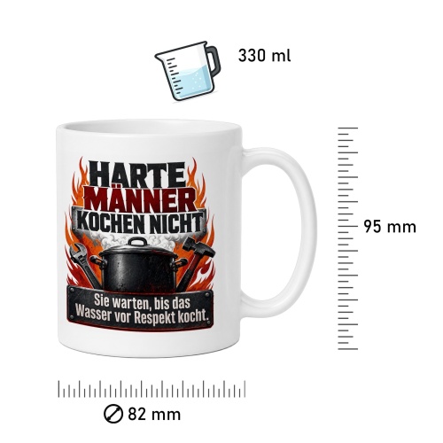 Tasse »Harte Männer kochen nicht«
