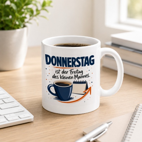 Tasse »Donnerstag ist der Freitag des kleinen...