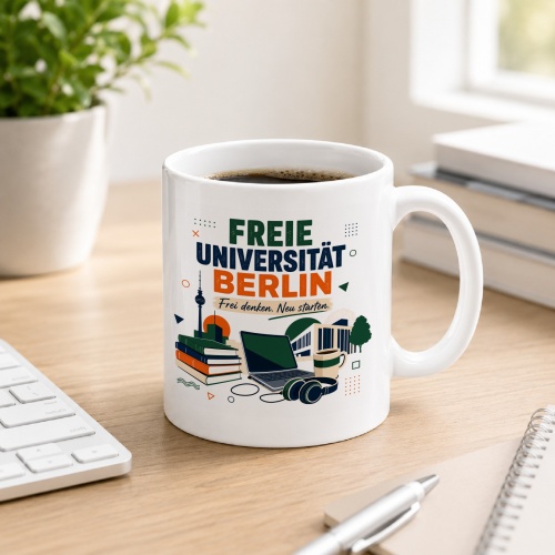 Tasse »Freie Universität Berlin Frei denken....