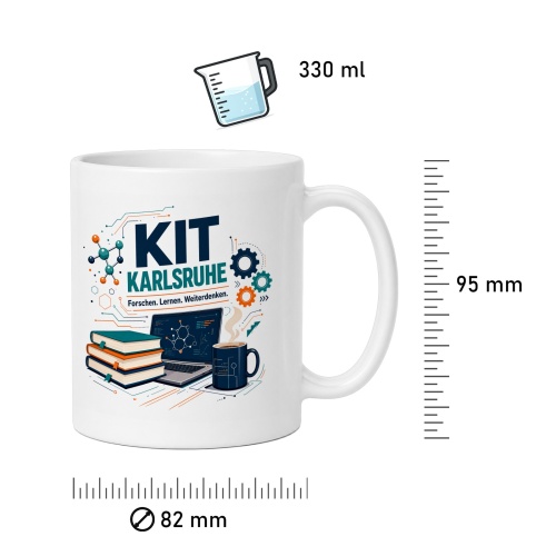 Tasse »KIT Karlsruhe Forschen. Lernen. Weiterdenken.«