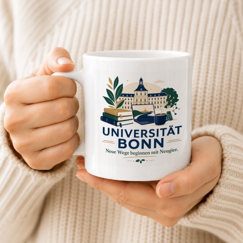 Tasse »Universität Bonn Neue Wege beginnen mit Neugier.«
