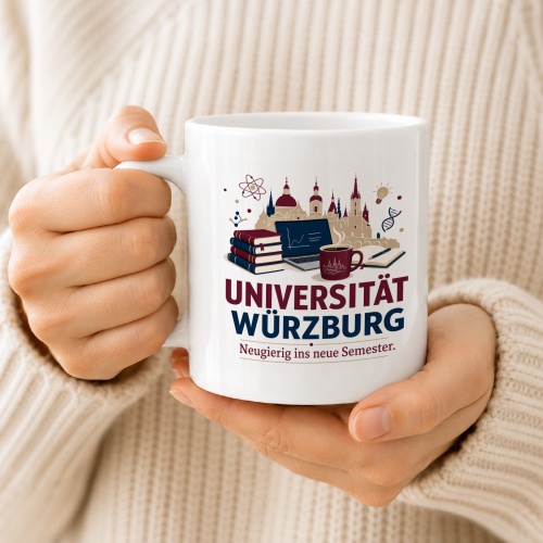 Tasse »Universität Würzburg Neugierig ins neue Semester.«