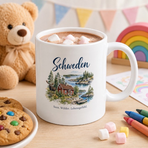 Tasse »Schweden Seen. Wälder. Lebensgefühl.«