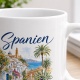Tasse »Spanien Sonne. Meer. Lebensfreude.«