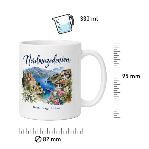 Tasse »Nordmazedonien«