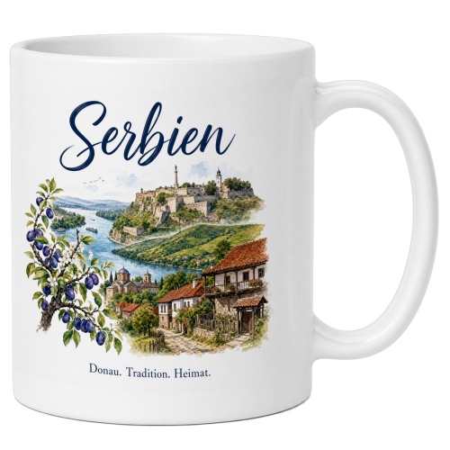 Tasse »Serbien«