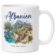 Tasse »Albanien Berge. Meer. Heimat.«