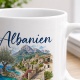 Tasse »Albanien Berge. Meer. Heimat.«