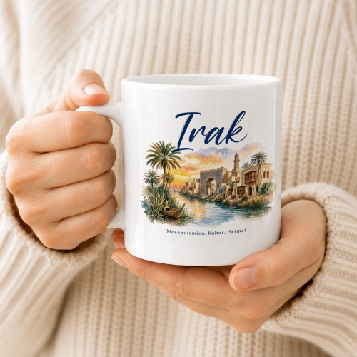 Tasse »Irak Mesopotamien. Kultur. Heimat.«