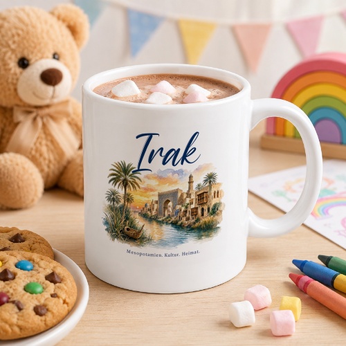 Tasse »Irak Mesopotamien. Kultur. Heimat.«