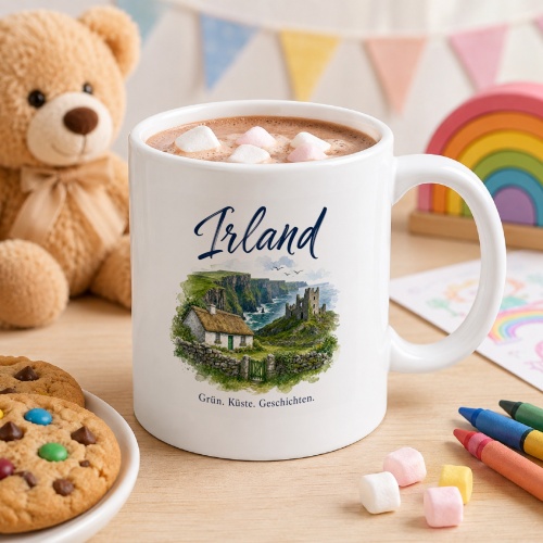 Tasse »Irland – Grün. Küste. Geschichten.«