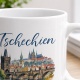 Tasse »Tschechien Prag. Böhmen. Geschichte.«