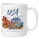 Tasse »USA Weite. Freiheit. Abenteuer.«