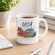 Tasse »USA Weite. Freiheit. Abenteuer.«