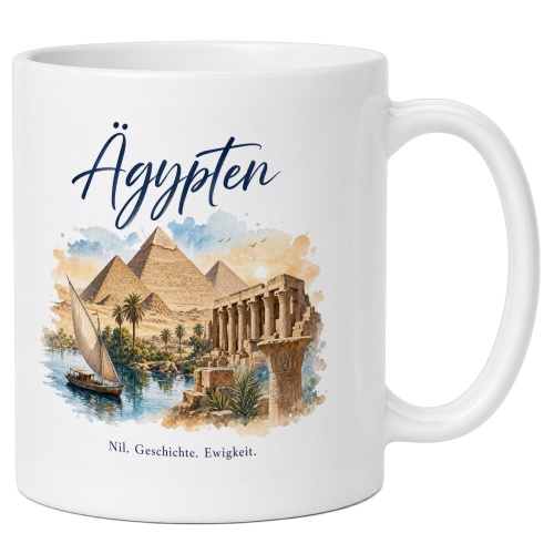 Tasse »Ägypten Nil. Geschichte. Ewigkeit.«