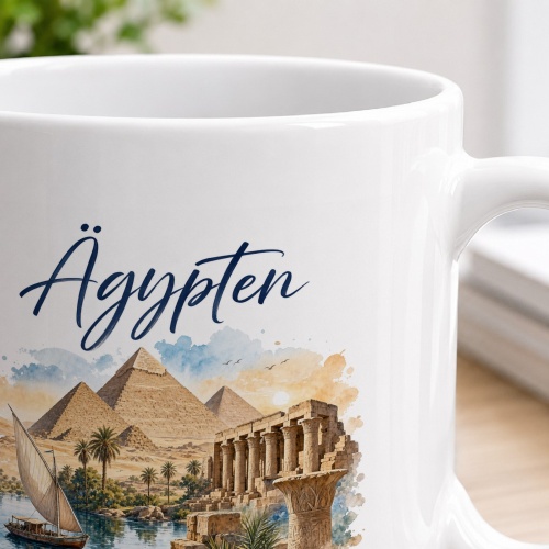 Tasse »Ägypten Nil. Geschichte. Ewigkeit.«