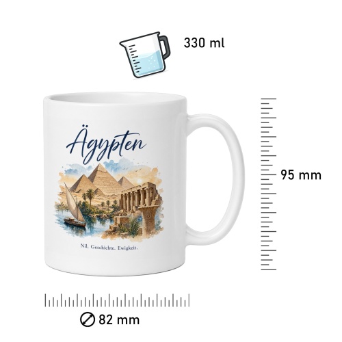 Tasse »Ägypten Nil. Geschichte. Ewigkeit.«