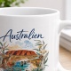 Tasse »Australien Weite. Küste. Abenteuer.«