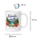 Tasse »Kanada Wildnis. Seen. Freiheit.«