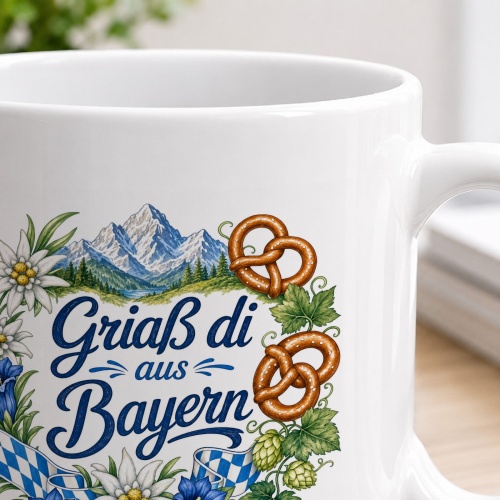 Tasse »Griaß di aus Bayern«