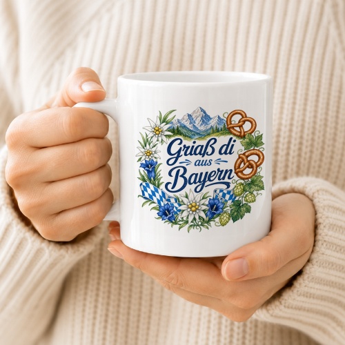 Tasse »Griaß di aus Bayern«