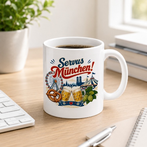 Tasse »Servus München!«