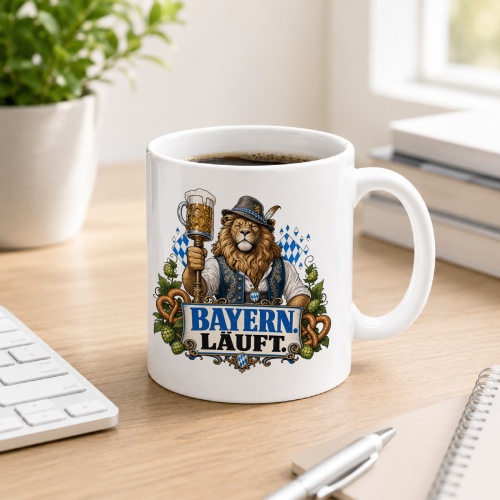 Tasse »Bayern. Läuft.«