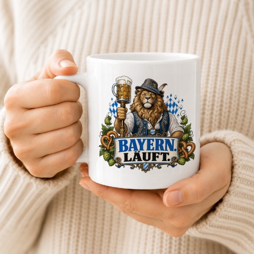 Tasse »Bayern. Läuft.«
