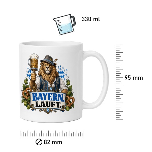Tasse »Bayern. Läuft.«