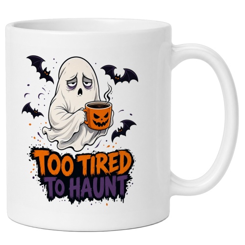 Tasse »Too Tired to Haunt«
