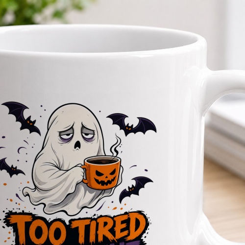 Tasse »Too Tired to Haunt«