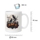 Tasse mit Rabenmotiv