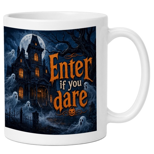Tasse »Enter if you dare«