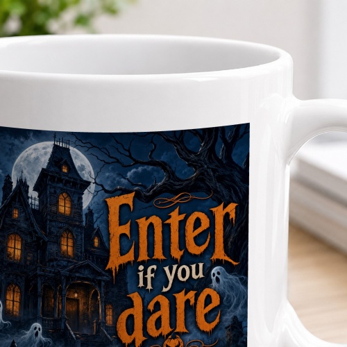 Tasse »Enter if you dare«