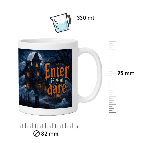 Tasse »Enter if you dare«