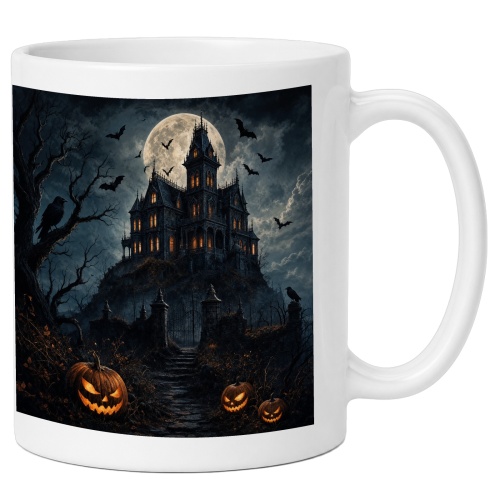 Tasse mit Spukschloss