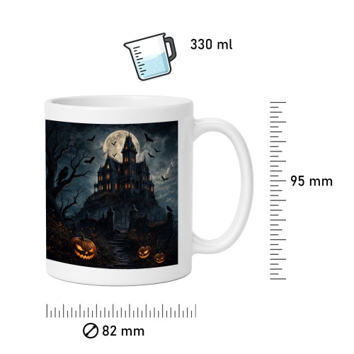 Tasse mit Spukschloss