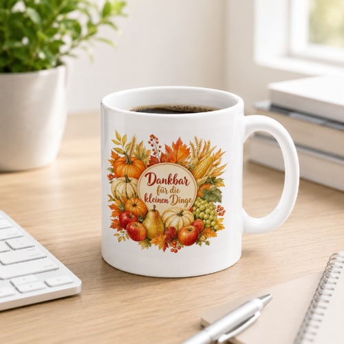 Tasse »Dankbar für die kleinen Dinge«
