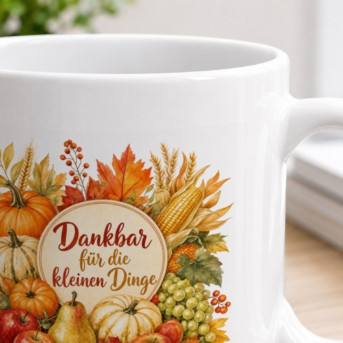 Tasse »Dankbar für die kleinen Dinge«