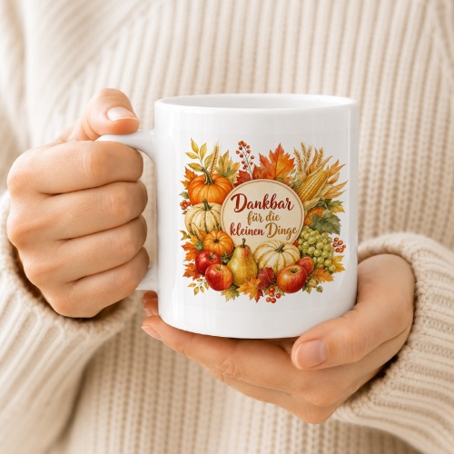 Tasse »Dankbar für die kleinen Dinge«