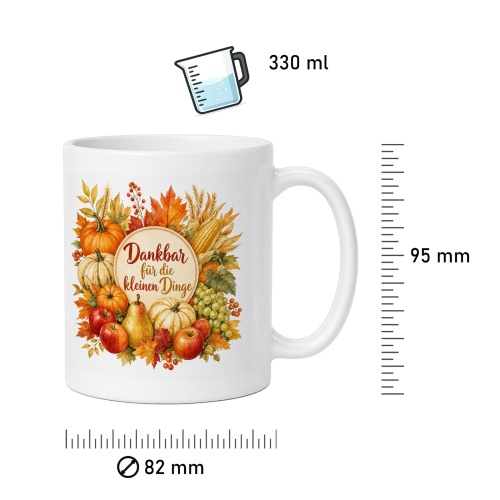 Tasse »Dankbar für die kleinen Dinge«